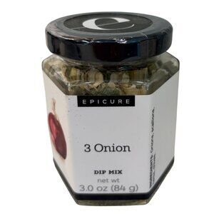 Epicure 3 Onion Dip Mix 3 Oz Glass Jar